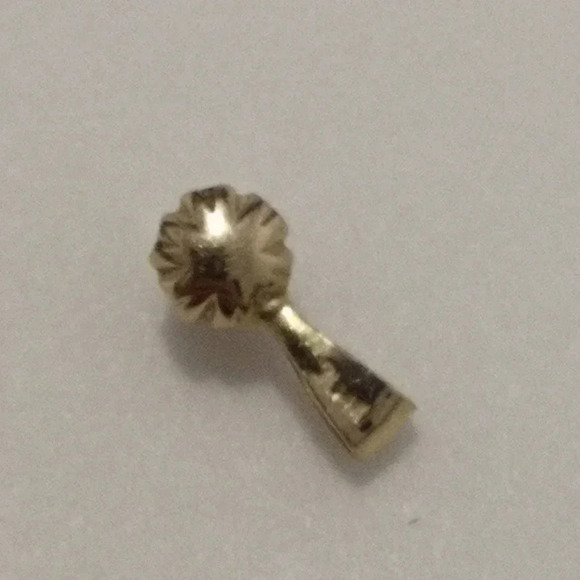 14k diamond  pendant - Picture 4 of 4